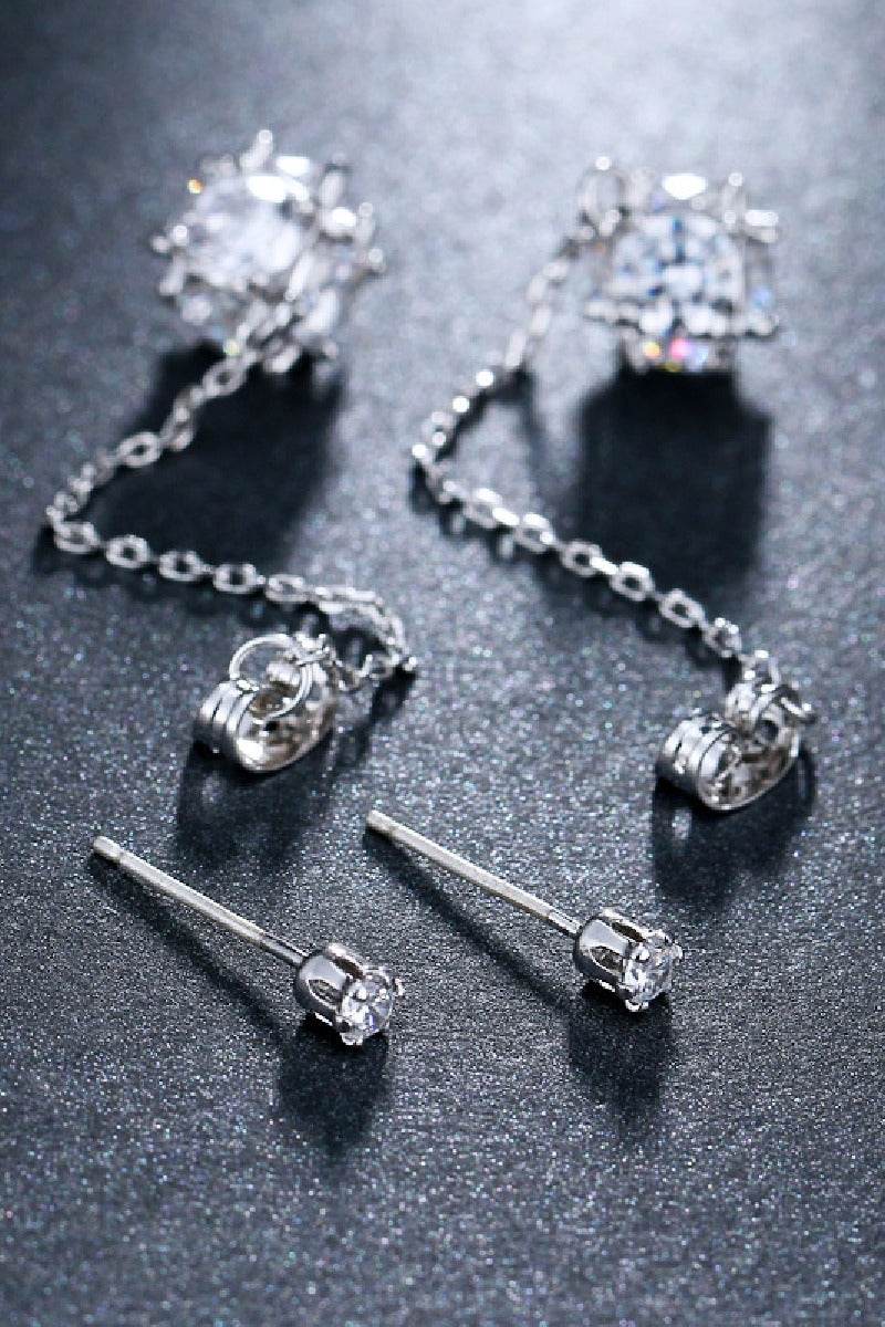 Luxurious Rhinestone Drop Earrings 807755948937 - COCOMELODY